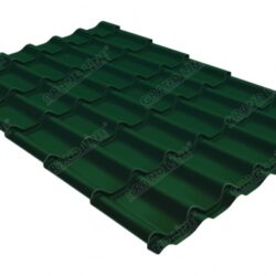 Металлочерепица классик 0,45 Drap RAL 6005 зеленый мох