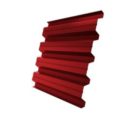 Профнастил H60A 0,7 PE RAL 3003 рубиново-красный