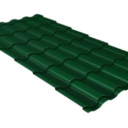 Металлочерепица кредо 0,45 PE RAL 6005 зеленый мох