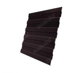 Профнастил С8А Grand Line 0,5 Quarzit RAL 8017 шоколад Metallic