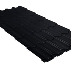 Металлочерепица квинта плюс 0,45 Drap RAL 9005 черный
