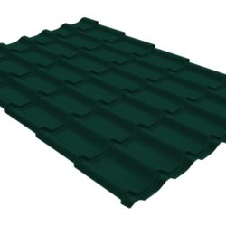 Металлочерепица классик 0,4 PE RAL 6005 зеленый мох