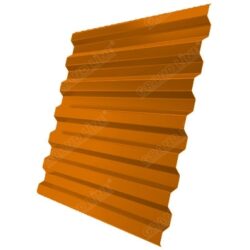 Профнастил С21R 0,45 PE RAL 2004 оранжевый