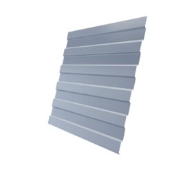 Профнастил С8А 0,5 Satin RAL 9006 бело-алюминиевый